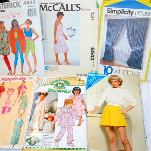 Lot of Sewing Patterns Simplicity McCall Butterwick - Picture 4 of 16